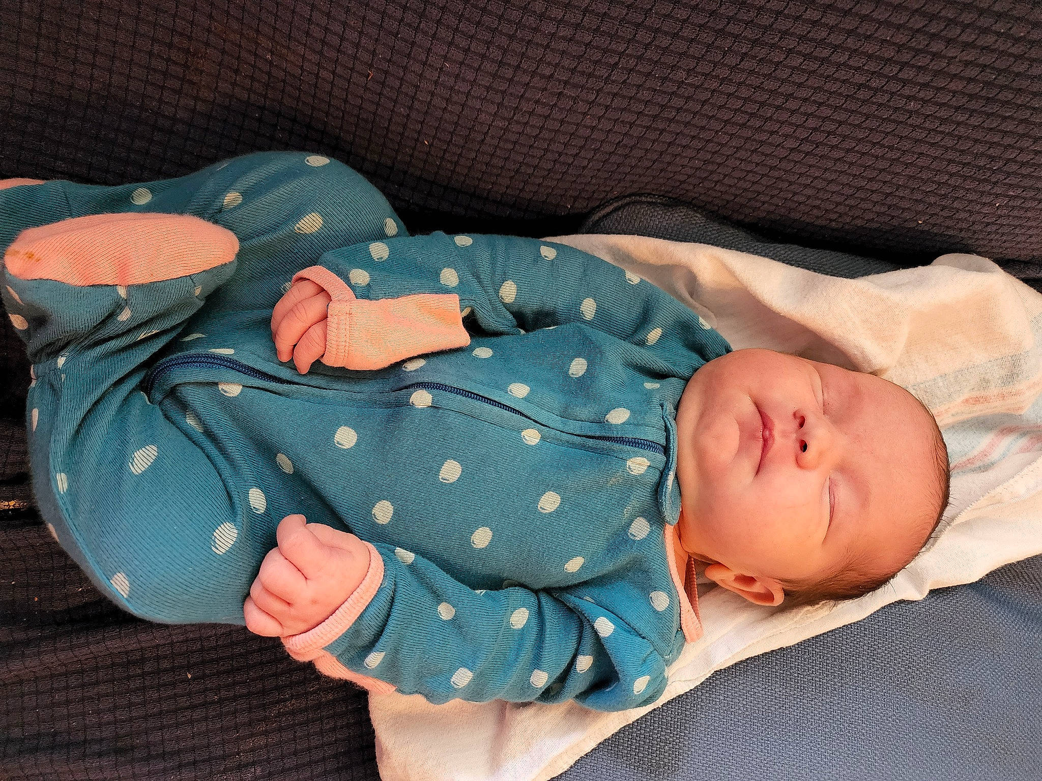 Anastasia is registered to the contest to win money with this photo: baby, baby_products, baby_sleeping, baby_toddler_clothing, bedtime, child, comfort, linens, nap, pattern, person, room, sitting, sleep, sleeve, toddler