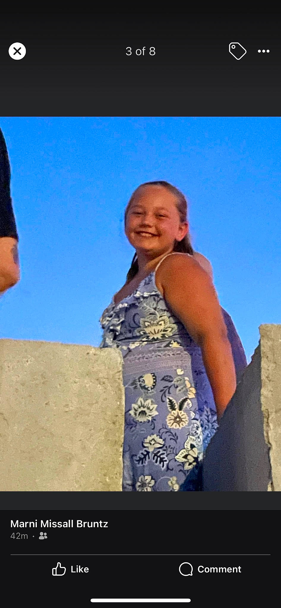 Charlotte joined the competition — help win amazing prizes! child, electric_blue, flash_photography, formal_wear, fun, gesture, hair, happy, joy, landscape, laugh, leisure, people_in_nature, person, portrait_photography, shoulder, sitting, sky, smile, soil