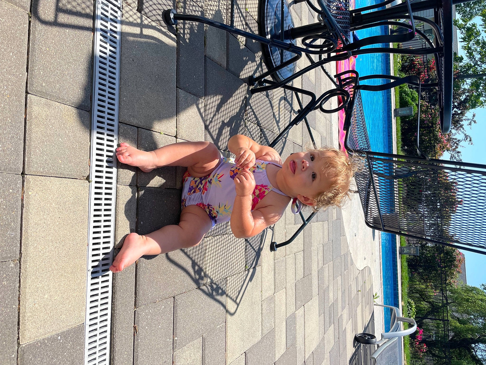 Naiomi joined the competition — help win amazing prizes! child, city, entertainment, facade, fun, human_body, human_leg, leg, leisure, person, public_event, recreation, rope, sandal, shorts, sky, street_fashion, thigh, toddler, tree