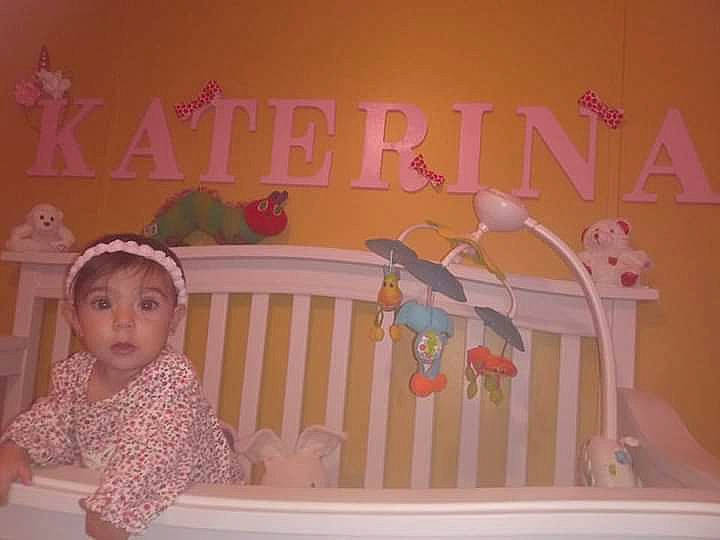 Katerina joined the competition — help win amazing prizes! baby_products, child, furniture, headwear, infant_bed, nursery, person, pink, product, room, wall_sticker