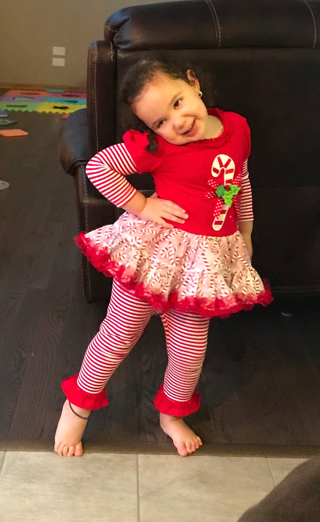 Eviana joined the competition — help win amazing prizes! baby, child, child_model, clothing, joy, leg, leggings, person, pink, skin, smile, standing, textile, tights, toddler
