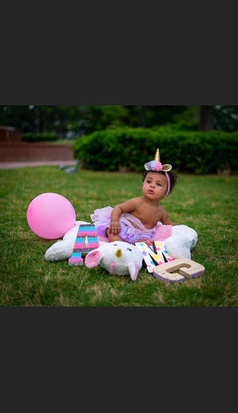 Ariyah joined the competition — help win amazing prizes! child, costume, easter_bunny, fun, games, grass, happy, lawn, person, photograph, photography, pink, sitting