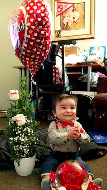 Alexzander joined the competition — help win amazing prizes! beauty, event, flower, flowerpot, fun, happy, holiday, houseplant, interior_design, joy, lamp, person, photograph, pink, plant, red, room, smile, snapshot, toddler