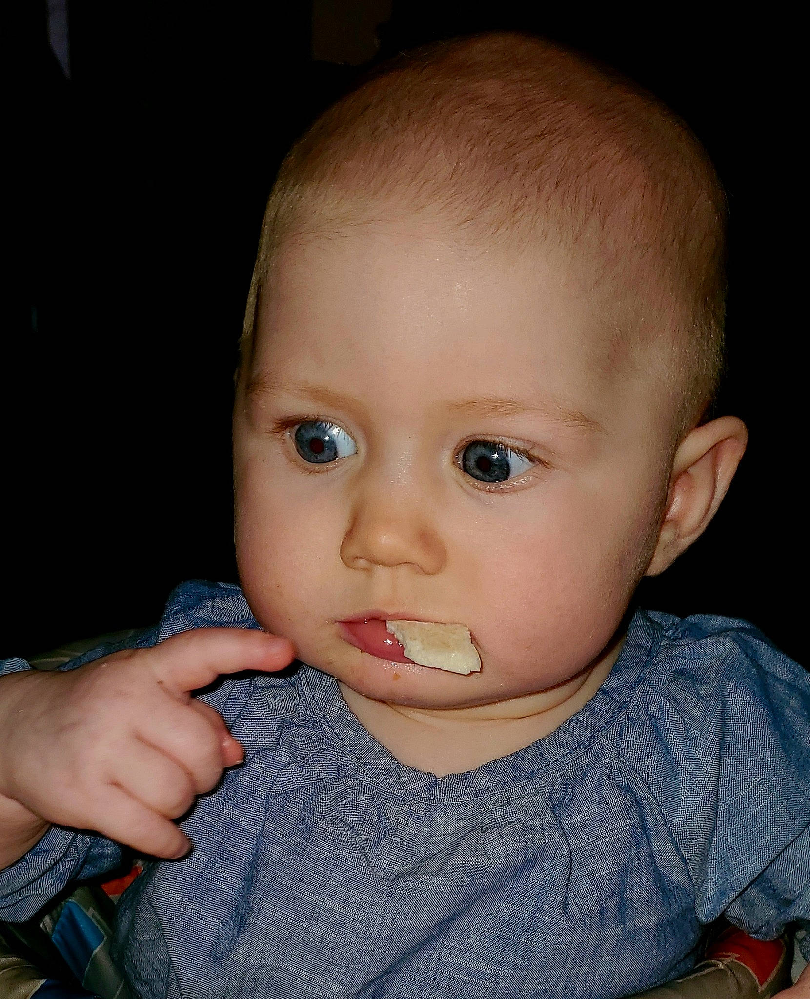 Madalynn is registered to the contest to win money with this photo: baby, baby_toddler_clothing, cheek, child, ear, eyebrow, eyelash, finger, forehead, gesture, iris, lip, mouth, nail, neck, nose, person, skin, sleeve, thumb