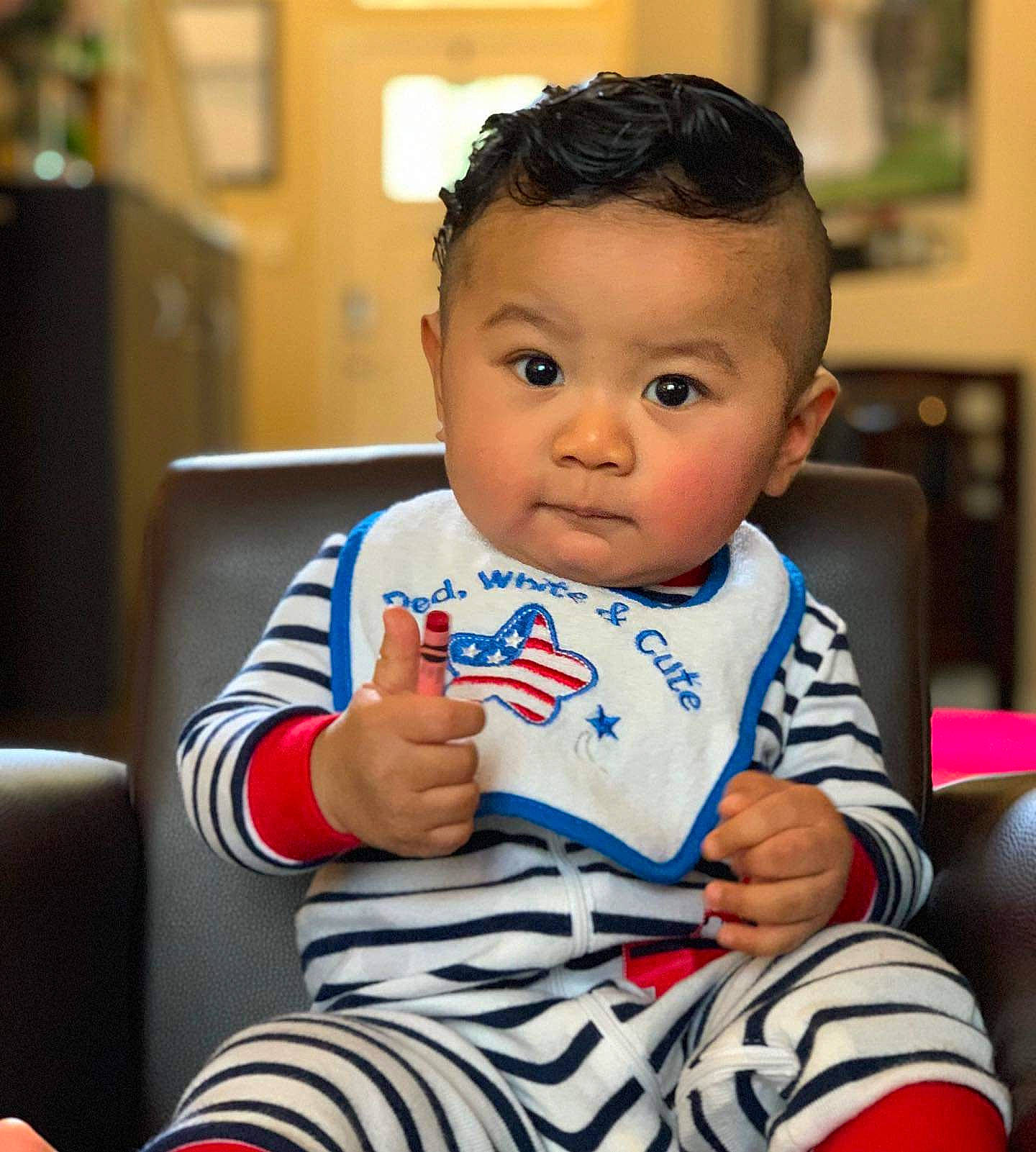 Kellan joined the competition — help win amazing prizes! baby, child, face, person, sitting, toddler