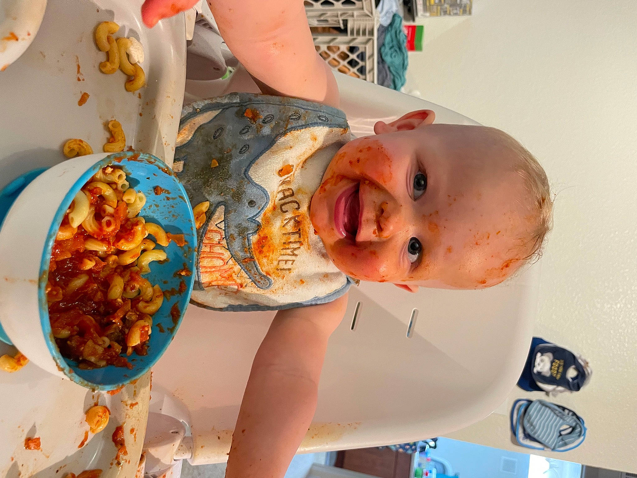 Layton joined the competition — help win amazing prizes! baby, bathing, chair, child, cuisine, dish, food, fun, happy, hat, ingredient, junk_food, mixture, mouth, orange, person, plate, recipe, smile, tableware