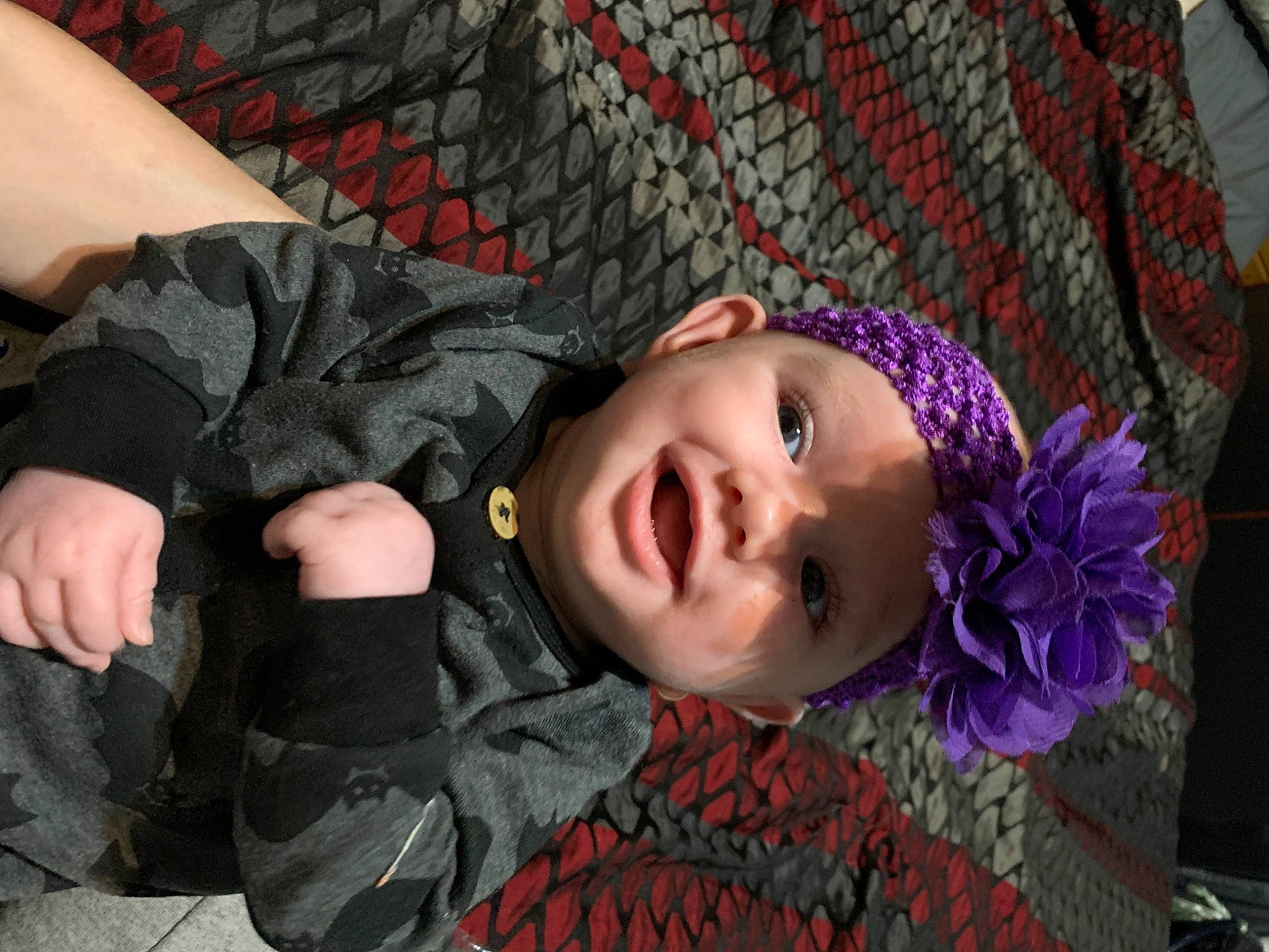 Journee joined the competition — help win amazing prizes! black_hair, cheek, child, chin, comfort, fashion_accessory, flash_photography, fun, grass, happy, headwear, lip, magenta, pattern, person, portrait_photography, sitting, smile