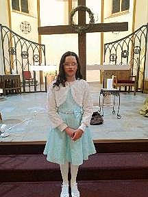 Arianna joined the competition — help win amazing prizes! chair, costume, day_dress, dress, event, fashion_accessory, fashion_design, flooring, formal_wear, fur, gown, peach, person, room, ruffle, sitting, sleeve, street_fashion, uniform, vintage_clothing