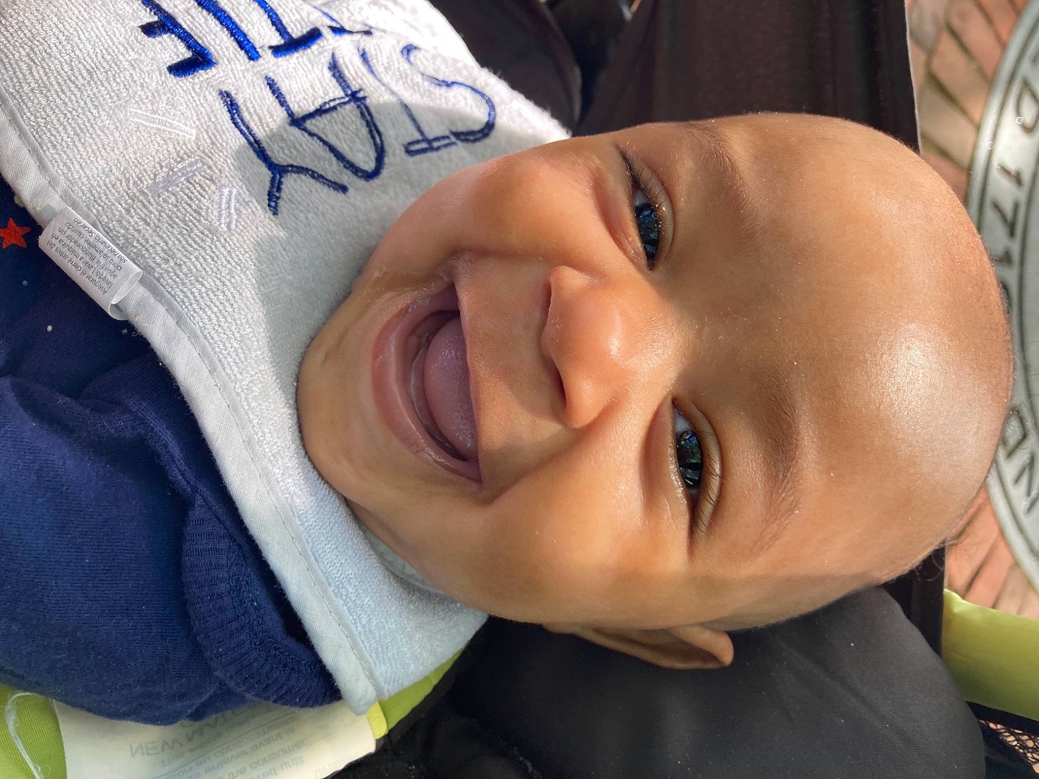 Marvel is registered to the contest to win money with this photo: baby, baby_toddler_clothing, beauty, cheek, child, chin, eyebrow, facial_expression, finger, fun, happy, hat, headgear, joy, lip, mouth, nose, person, product, skin