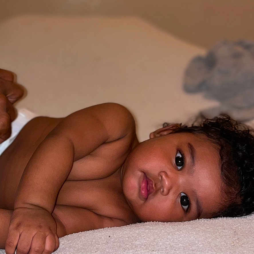 Josiah joined the competition — help win amazing prizes! baby, babylaughing, back, bed, blanket, bodypart, face, finger, furniture, hand, happy, head, mouth, newborn, person, photography, portrait, smile, toe, towel