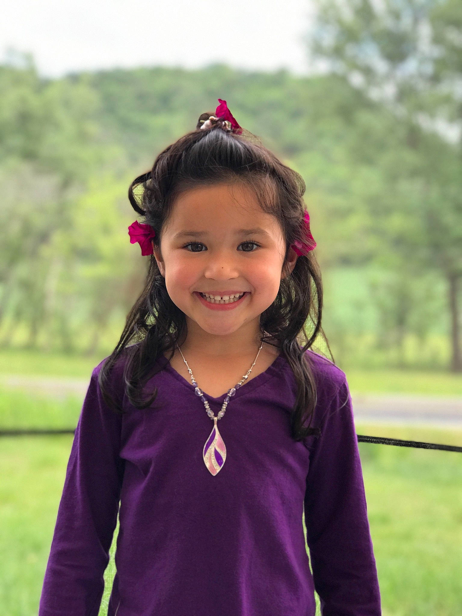 Brianna joined the competition — help win amazing prizes! electric_blue, eye, face, fun, goggles, grass, happy, iris, jewellery, joy, lip, magenta, people_in_nature, person, pink, plant, purple, sleeve, smile, sunglasses