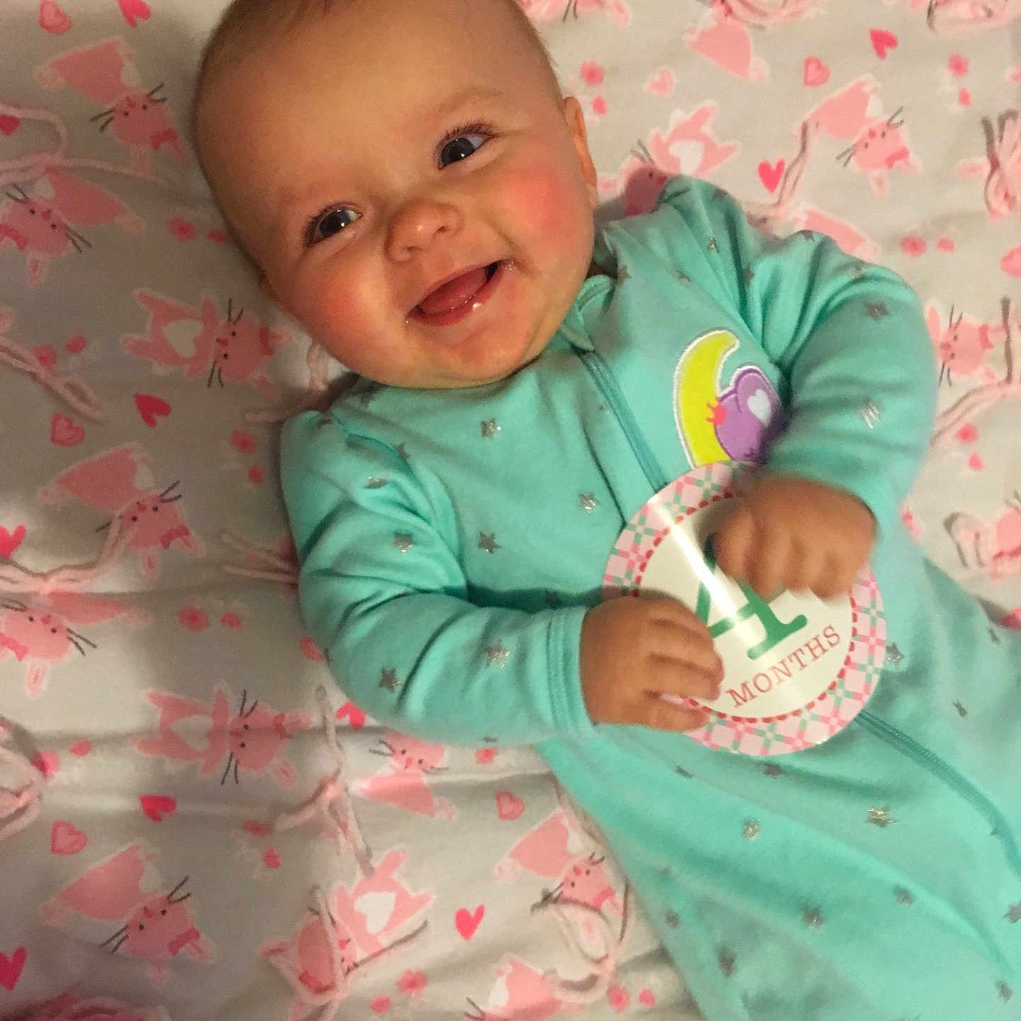 Ruth joined the competition — help win amazing prizes! bed, bedtime, cheek, child, day, eye, face, girl, green, head, infant, mouth, nose, pink, play, product, skin, smile, toddler, toy