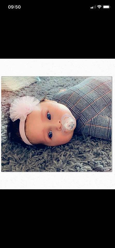 Layla-mae joined the competition — help win amazing prizes! baby, cheek, child, doll, eye, head, headwear, lip, mouth, nose, person, photography, skin, sky, toddler