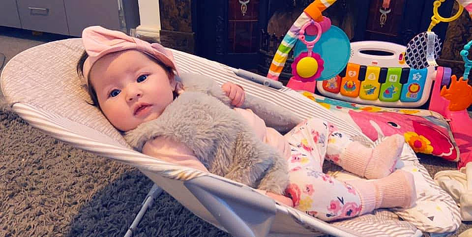 Layla-mae is registered to the contest to win money with this photo: baby, baby_products, child, headwear, person, product, toddler, toy