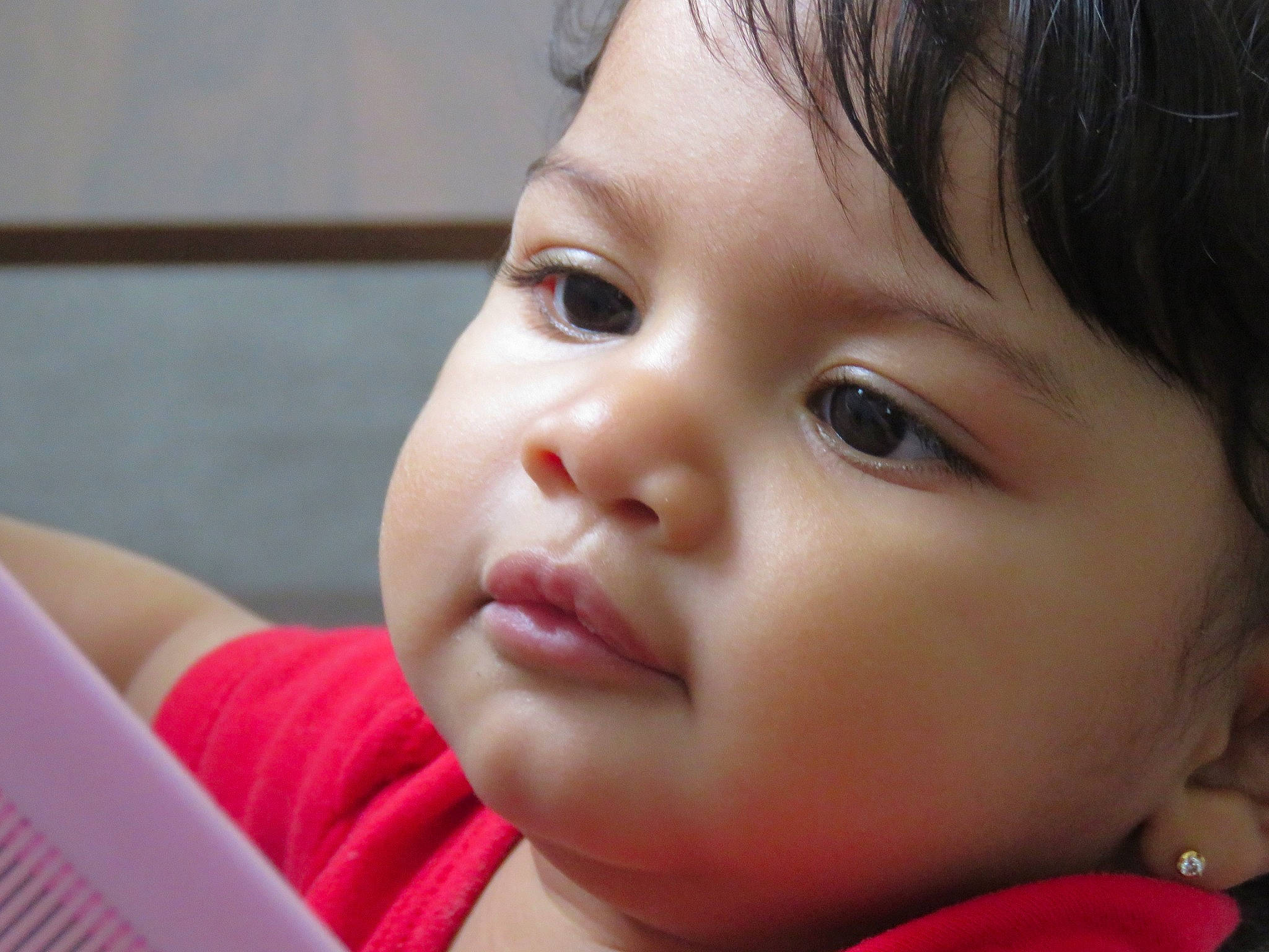 Jenelle joined the competition — help win amazing prizes! baby, beauty, black_hair, cheek, child, chin, close_up, ear, eye, eyebrow, eyelash, face, forehead, head, lip, mouth, nose, person, skin, smile