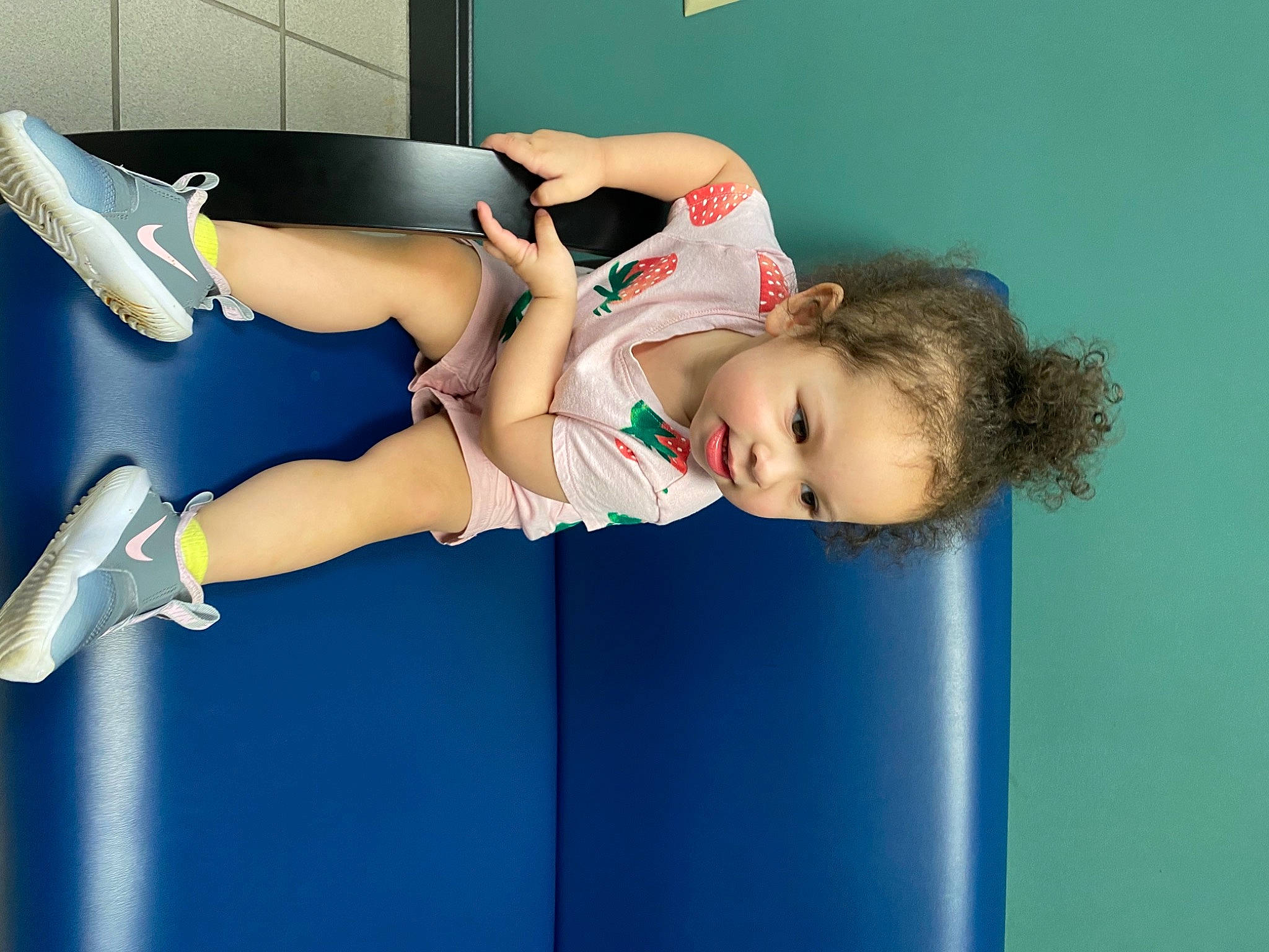 Aubrey is registered to the contest to win money with this photo: arm, automotive_design, balance, chest, dress, elbow, electric_blue, flash_photography, footwear, fun, hair, high_heels, human_leg, knee, leg, person, sandal, sportswear, thigh, toy