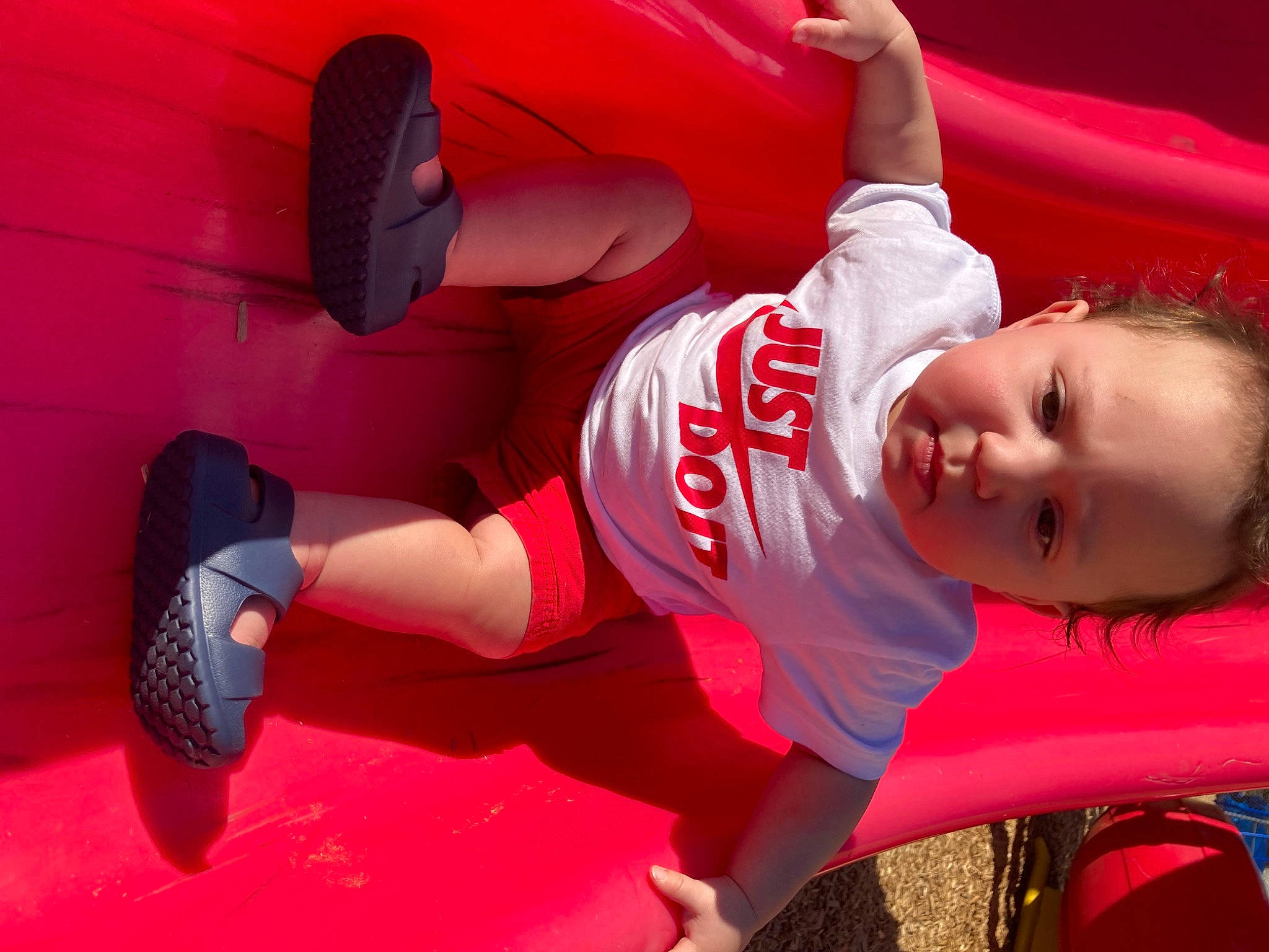 Kannon joined the competition — help win amazing prizes! automotive_design, automotive_exterior, automotive_tire, automotive_wheel_system, bumper, fun, grass, happy, hat, human_leg, knee, leisure, person, pink, recreation, shorts, sportswear, t_shirt, thigh, toddler