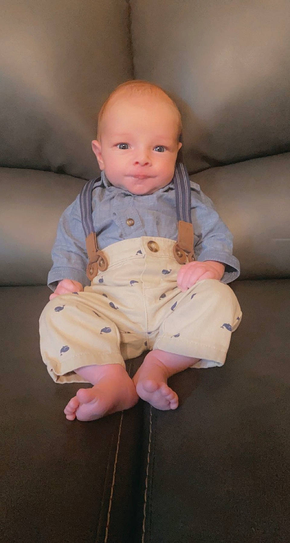 Koby joined the competition — help win amazing prizes! baby, baby_toddler_clothing, barefoot, cheek, child, comfort, flesh, flooring, foot, human_leg, knee, linens, person, room, sitting, skin, sleeve, t_shirt, toddler, toe