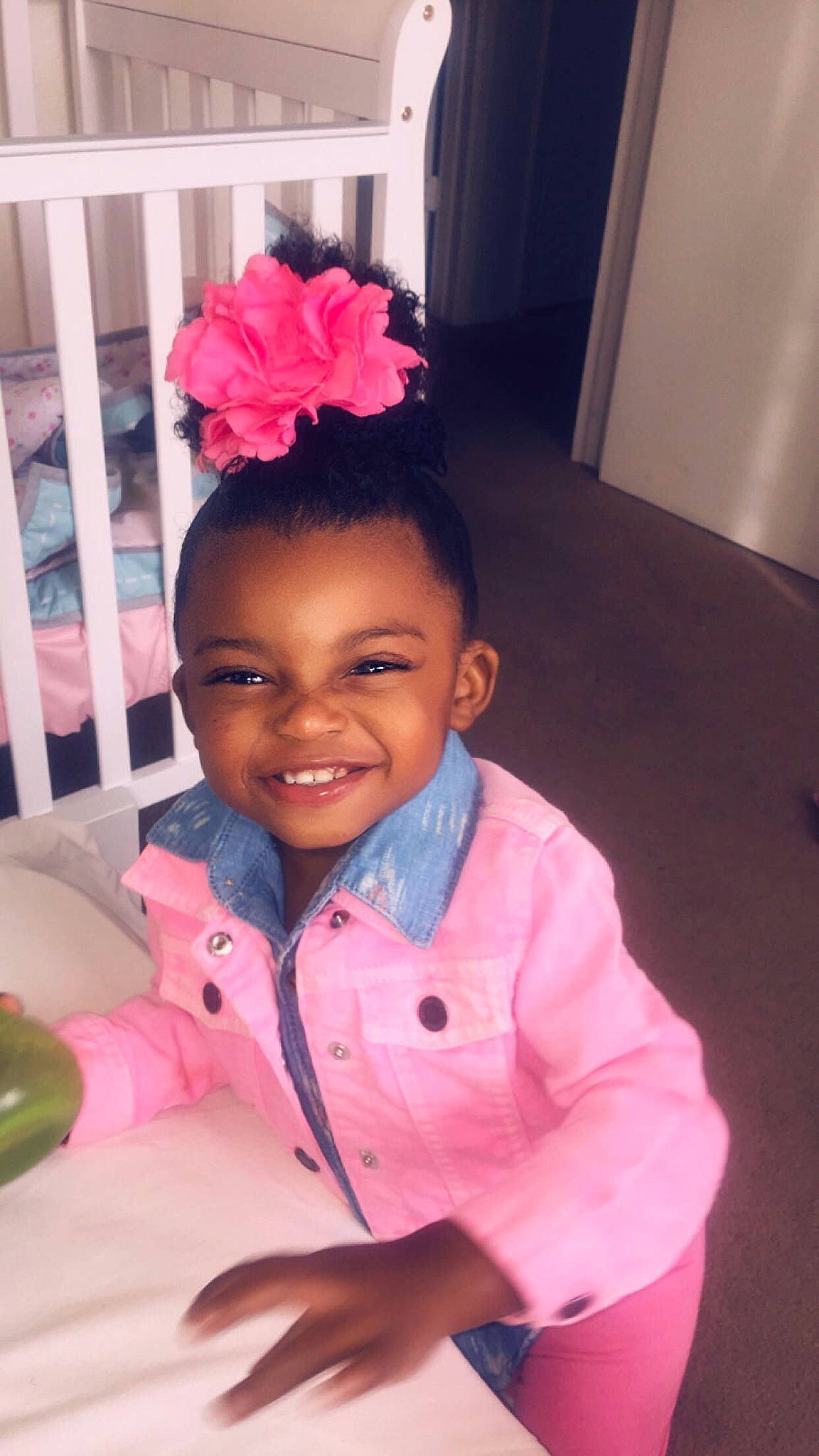 Natalya joined the competition — help win amazing prizes! cheek, child, face, flower, forehead, fun, hair, hair_accessory, happy, head, joy, lip, person, petal, pink, plant, skin, smile, toddler