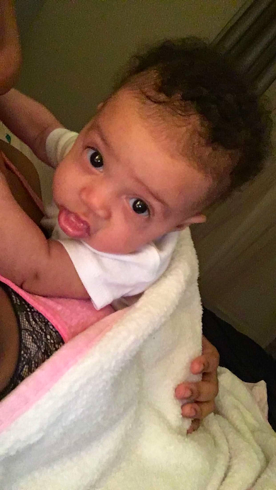 Laiken is registered to the contest to win money with this photo: baby, cheek, child, chin, ear, eye, eyebrow, face, finger, forehead, head, iris, lip, mouth, muscle, neck, nose, person, skin, thumb