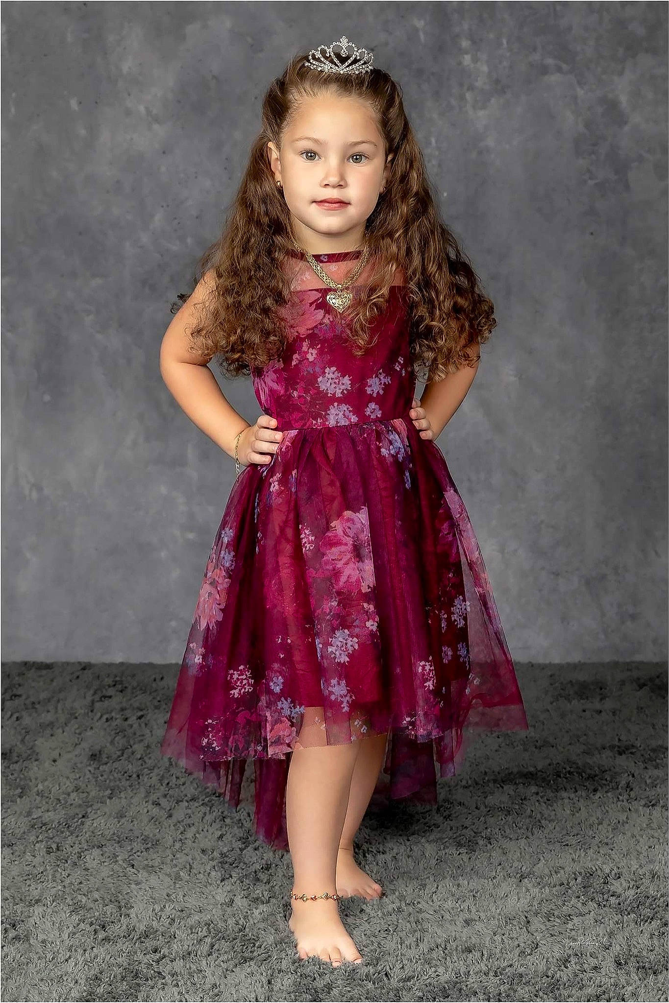 Samantha Sophia joined the competition — help win amazing prizes! black_hair, bridal_party_dress, day_dress, dress, embellishment, eye, face, fashion, fashion_design, happy, iris, lip, magenta, one_piece_garment, outerwear, person, pink, sleeve, smile, toddler