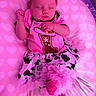 baby, blanket, bow, closed_eyes, costume, cushion, cute, dress, fashion, hearts, indoors, infant, lying_down, nursery, peaceful, photography, pink, portrait, sleeping, tutu