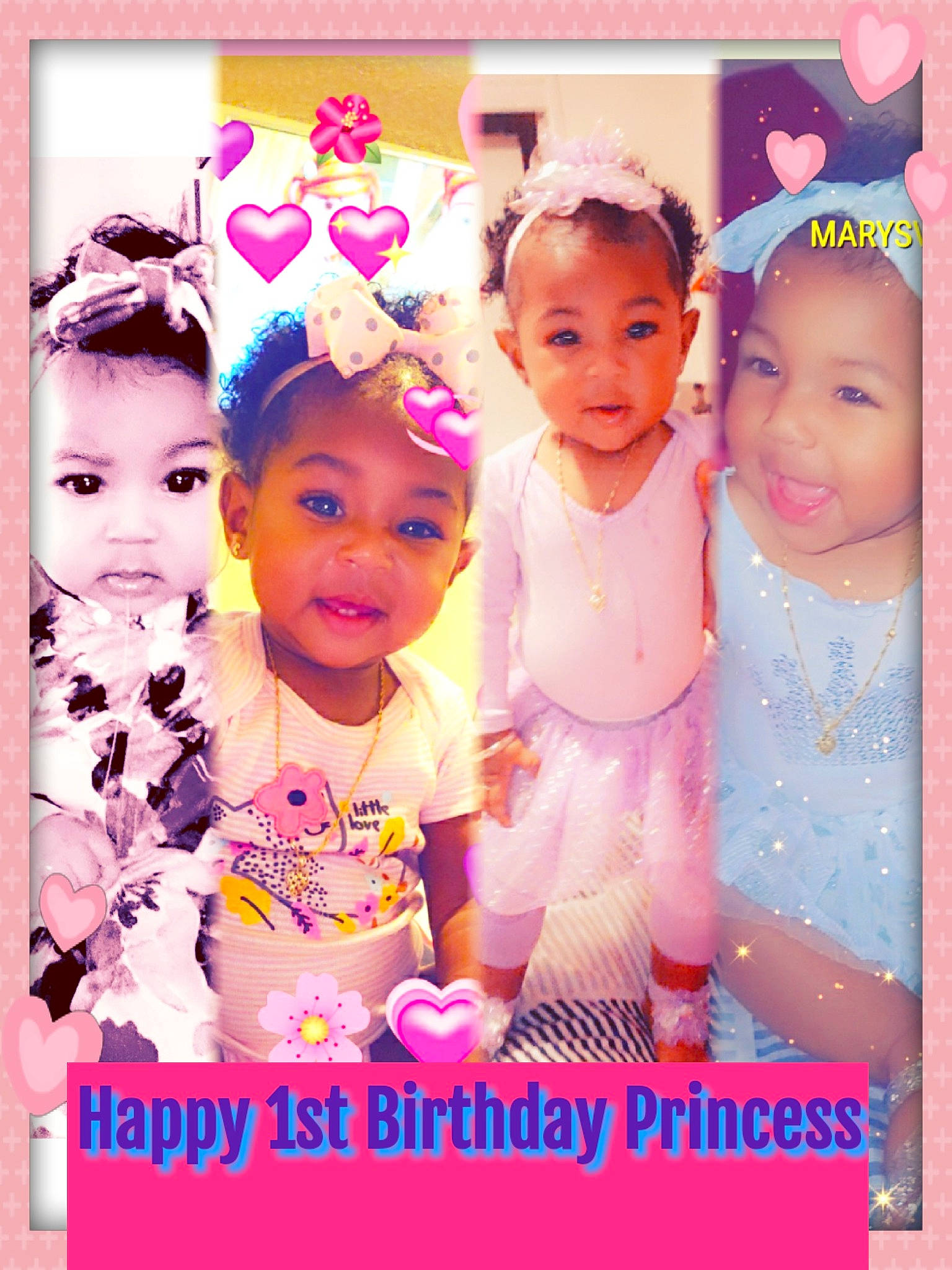 Chaniylah joined the competition — help win amazing prizes! baby, baby_toddler_clothing, child, event, facial_expression, font, fun, happy, headwear, magenta, pattern, person, petal, photo_caption, photograph, pink, poster, product, smile, snapshot