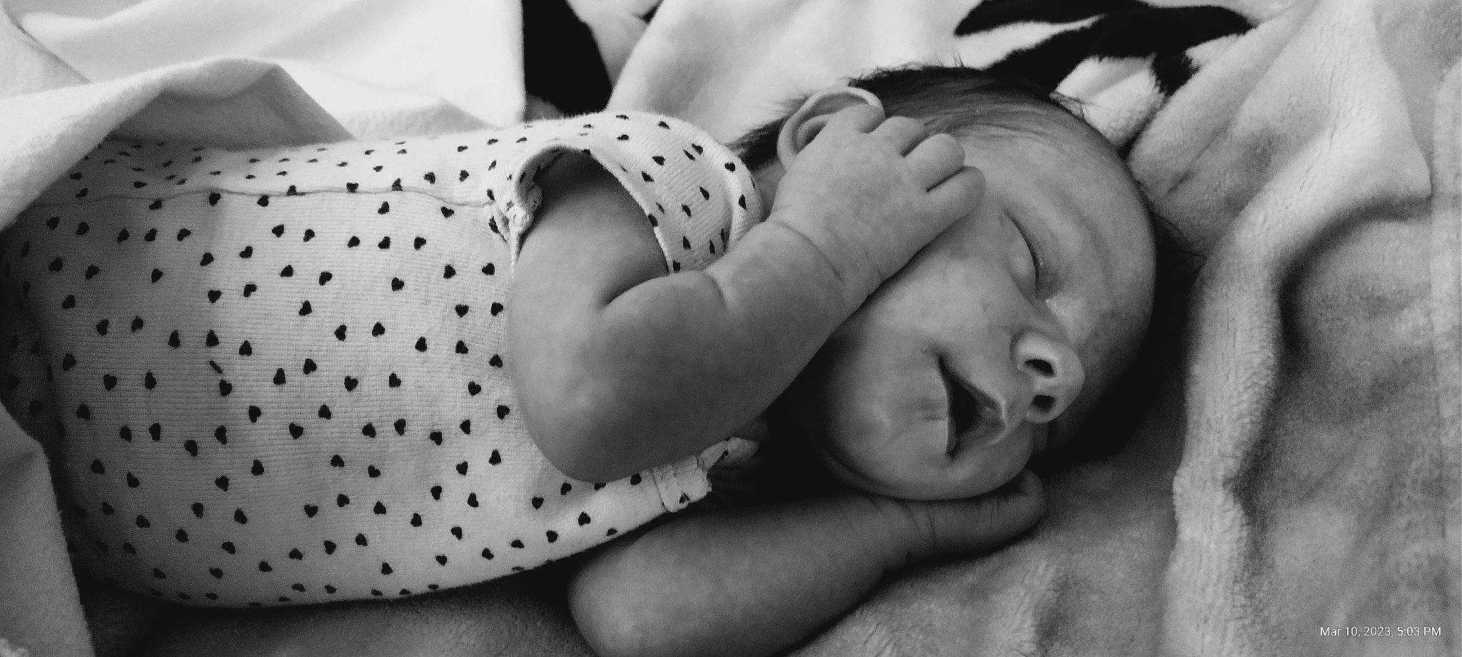 Amanda joined the competition — help win amazing prizes! arm, baby, baby_toddler_clothing, black, child, comfort, elbow, gesture, happy, human_body, human_leg, linens, monochrome, monochrome_photography, pattern, person, photograph, sleeve, stock_photography, toddler