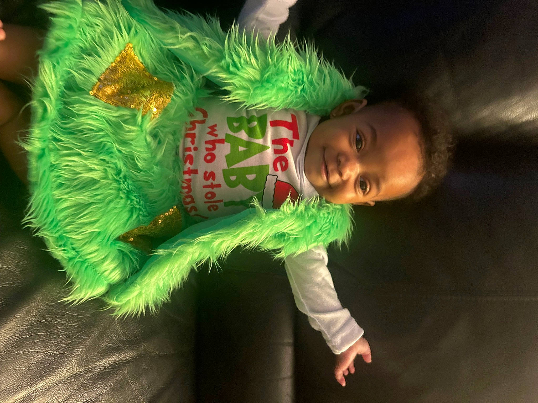 Malani joined the competition — help win amazing prizes! child, christmas, conifer, darkness, event, fir, flash_photography, fun, fur, grass, happy, holiday, joy, person, portrait_photography, smile, toddler