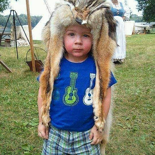 Seth joined the competition — help win amazing prizes! blond, electric_blue, event, eye, face, fawn, fun, grass, green, happy, head, headwear, pattern, person, photograph, plaid, plant, summer, tartan, textile