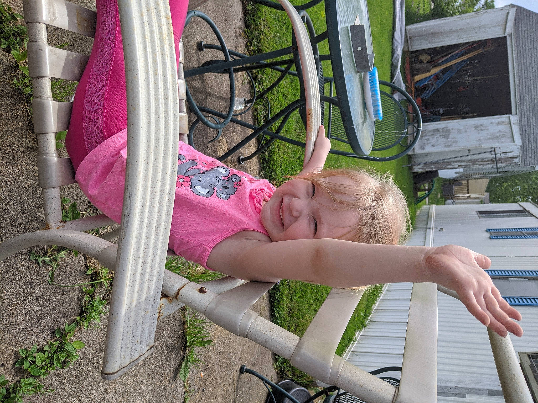 Felicity is registered to the contest to win money with this photo: automotive_tire, automotive_wheel_system, bicycle, bicycle_tire, bicycle_wheel, fun, grass, human_leg, joy, leisure, person, plant, product, recreation, shorts, smile, spoke, thigh, tire, toddler