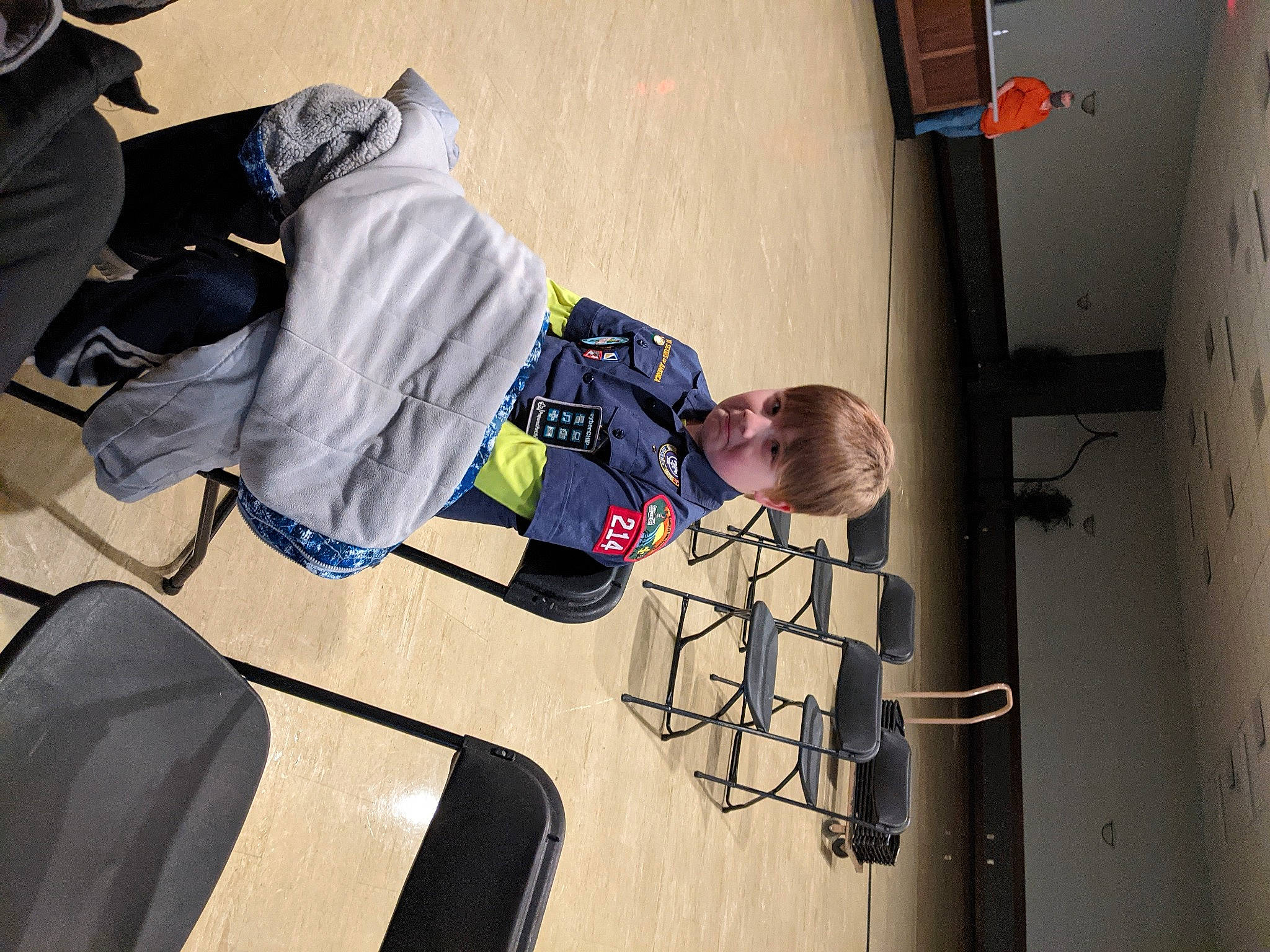 Raiden joined the competition — help win amazing prizes! carmine, child, cleanliness, comfort, engineering, flooring, fun, hardwood, knee, luggage_and_bags, person, room, sitting, t_shirt, toddler