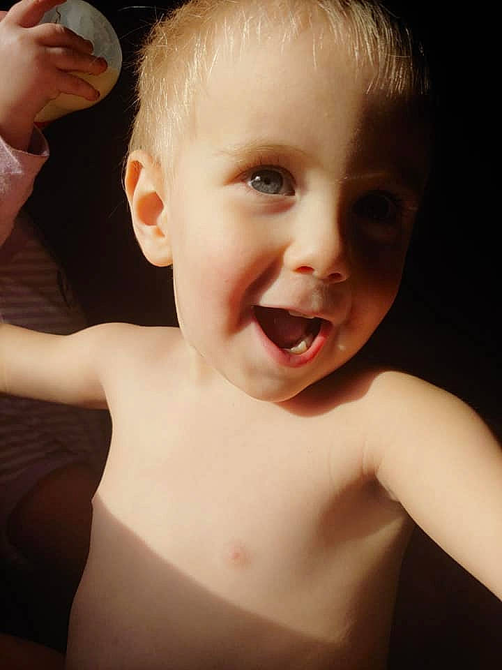 Jullian is registered to the contest to win money with this photo: baby, beauty, cheek, child, chin, eye, eyebrow, face, facial_expression, forehead, hair, head, joy, lip, mouth, nose, organ, person, skin, smile