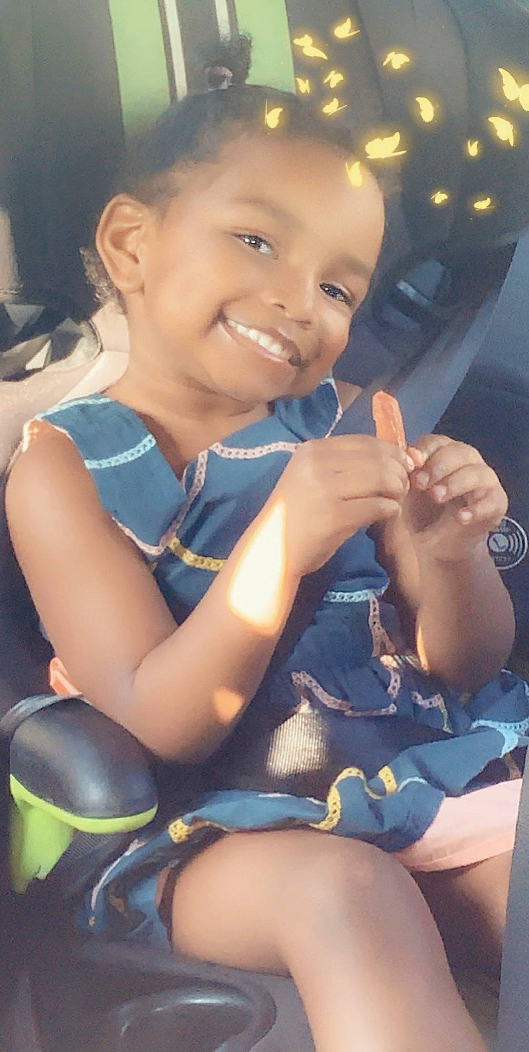 Kennedi joined the competition — help win amazing prizes! baby_toddler_clothing, child, electric_blue, eye, facial_expression, finger, flash_photography, fun, gesture, happy, human_leg, joy, leg, leisure, mouth, muscle, person, skin, smile, thigh