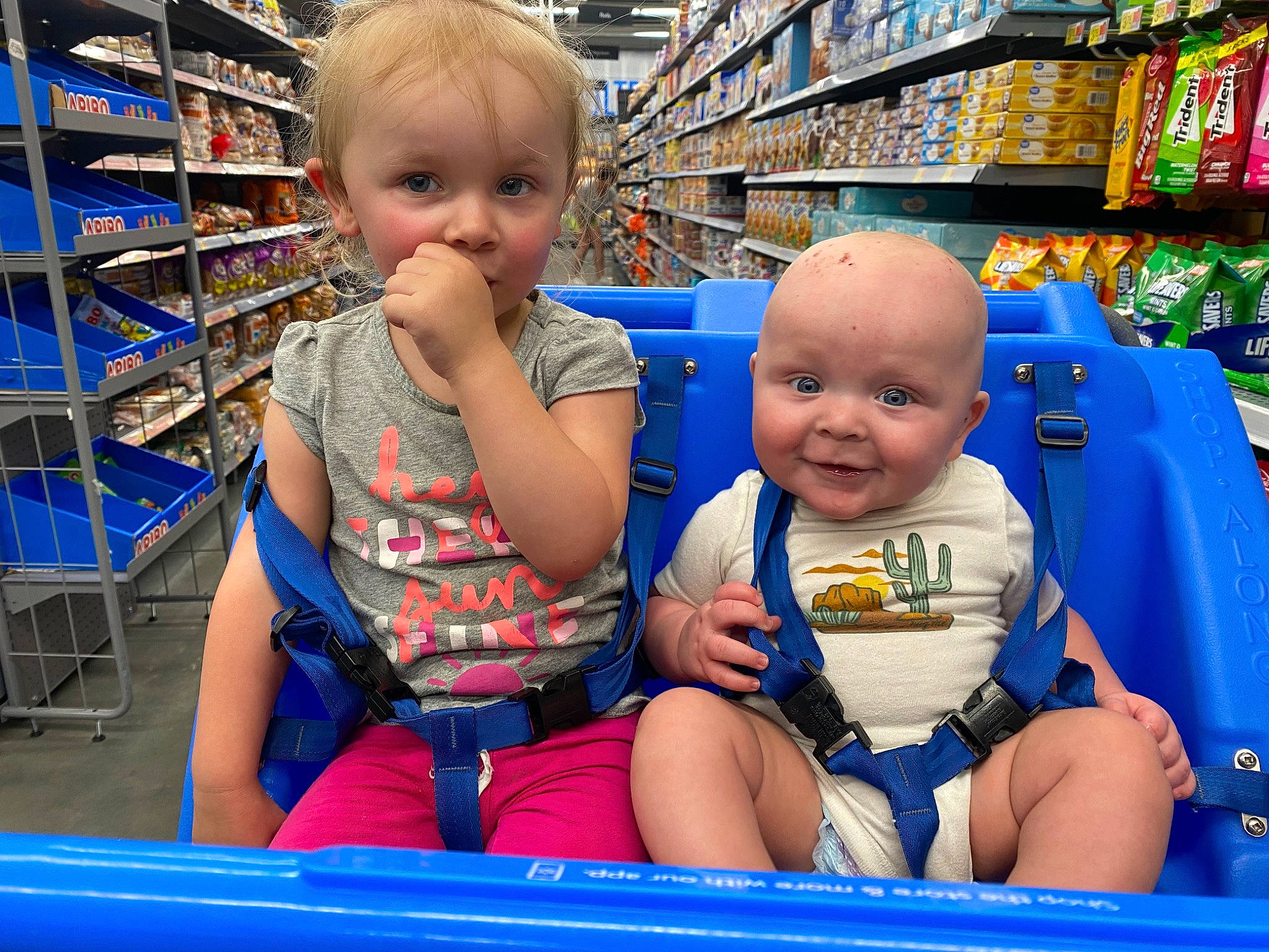 Evan joined the competition — help win amazing prizes! baby, baby_toddler_clothing, blue, child, convenience_store, customer, electric_blue, fun, happy, joy, leisure, people, person, photograph, recreation, retail, shelf, shopping, shopping_cart, smile