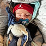 Maxime participe au concours pour gagner de l'argent avec cette photo : baby, sleeping, pacifier, plush_toy, hat, blanket, clothing, cozy, infant, cute, soft_toy, wrapped, child, peaceful, indoors, star_pattern, cuddle, hoodie, resting, newborn