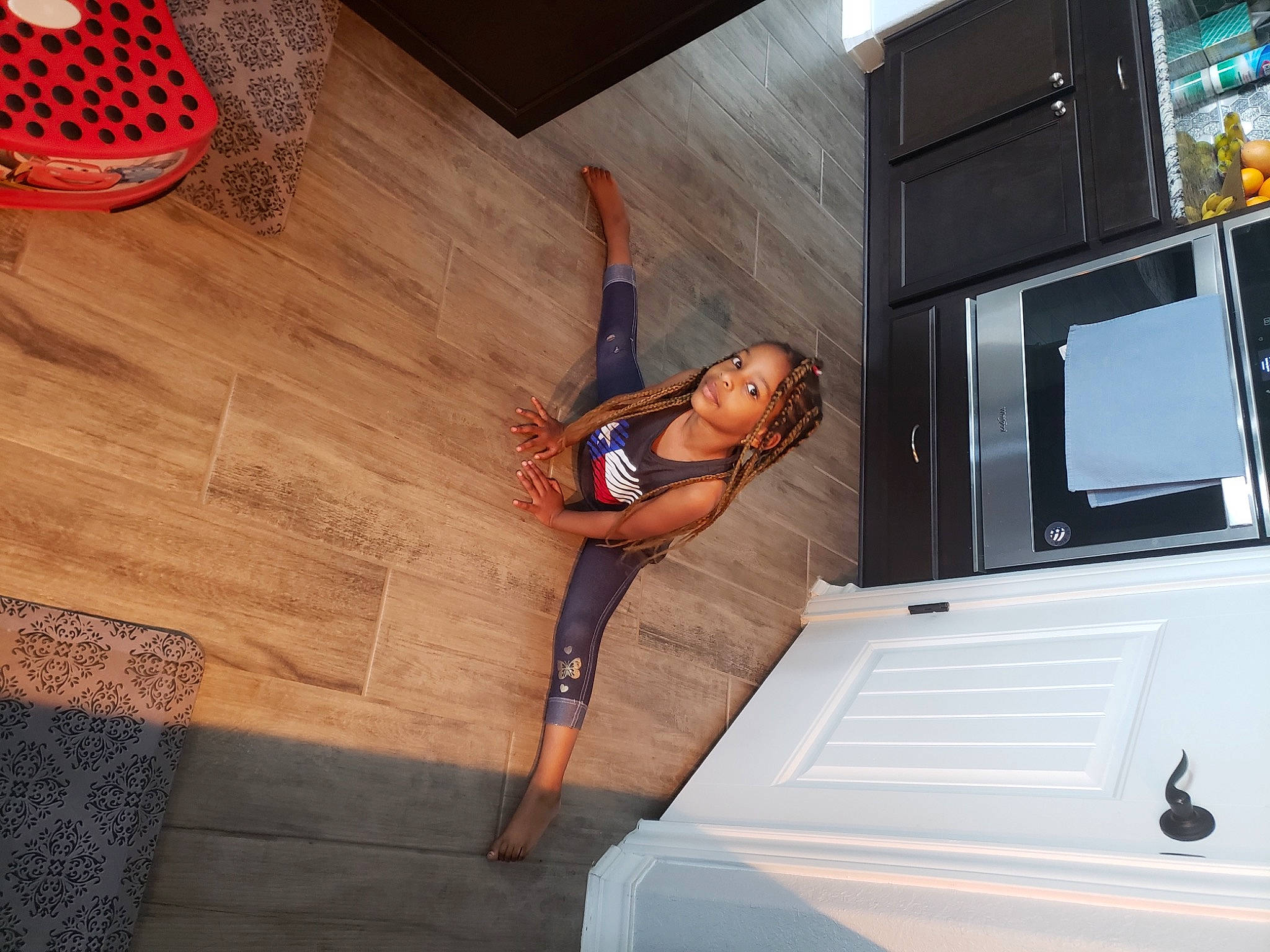 Jlynn is registered to the contest to win money with this photo: cg_artwork, elbow, eyewear, floor, flooring, foot, footwear, hardwood, human_body, human_leg, knee, leg, machine, pattern, person, room, sandal, sneakers, sportswear, thigh