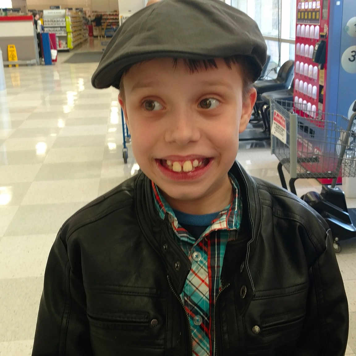 Nicholas joined the competition — help win amazing prizes! boy, car, child, cool, fun, girl, headgear, headwear, joy, person, product, smile, snapshot, vehicle