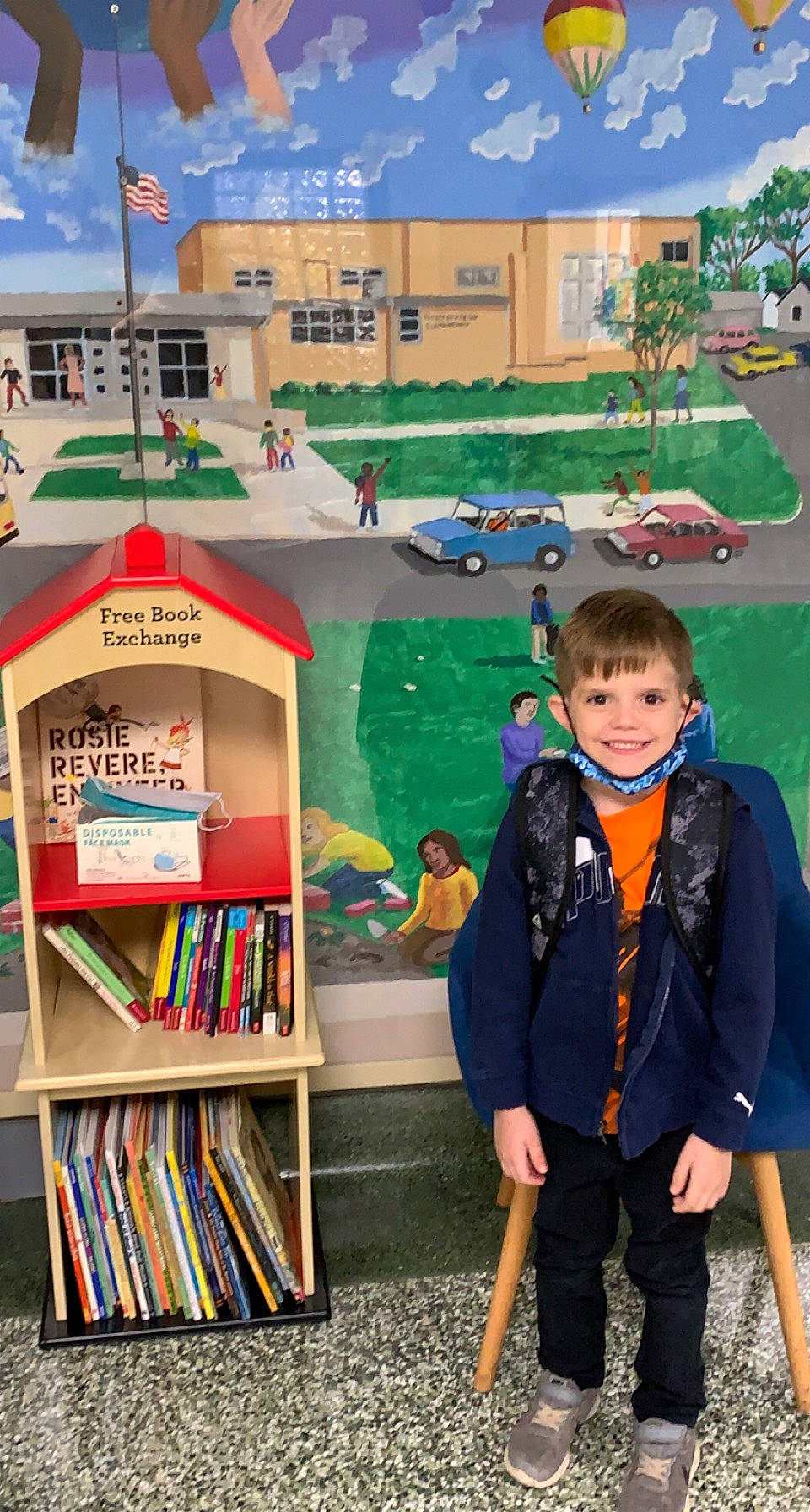 Jase is registered to the contest to win money with this photo: art, book, bookcase, car, child, city, fun, joy, leisure, person, photograph, publication, recreation, shelf, shelving, snapshot, toddler, travel, tree, truck