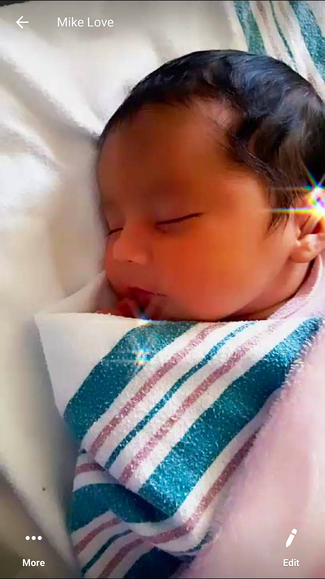 Maleni is registered to the contest to win money with this photo: baby, bedtime, cheek, child, close_up, ear, eye, face, forehead, hand, head, lip, mouth, nap, neck, nose, person, skin, sleep, textile