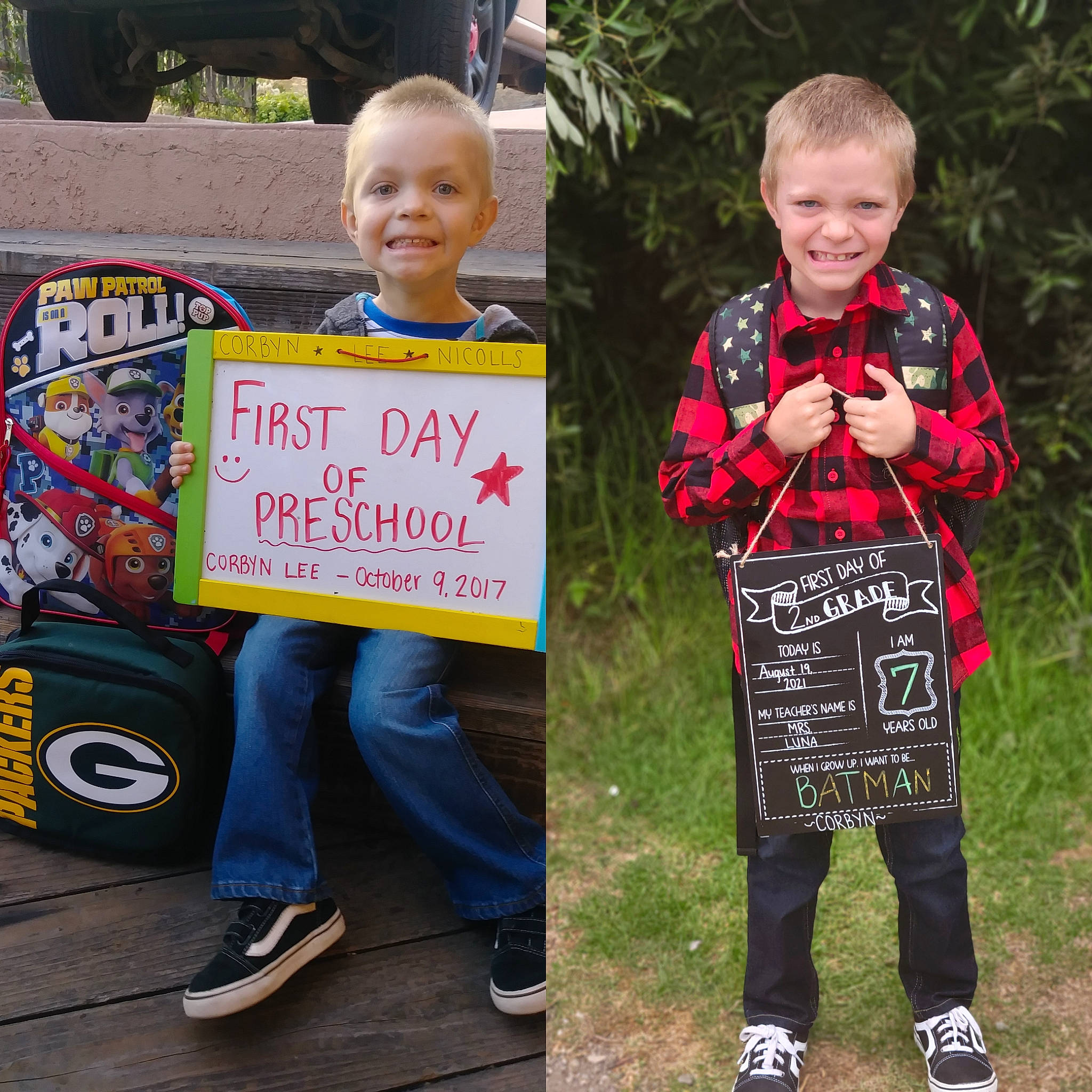 Corbyn joined the competition — help win amazing prizes! advertising, automotive_exterior, automotive_tire, boot, child, face, grass, handwriting, happy, head, joy, motor_vehicle, person, plant, recreation, sleeve, smile, t_shirt, tire, toddler