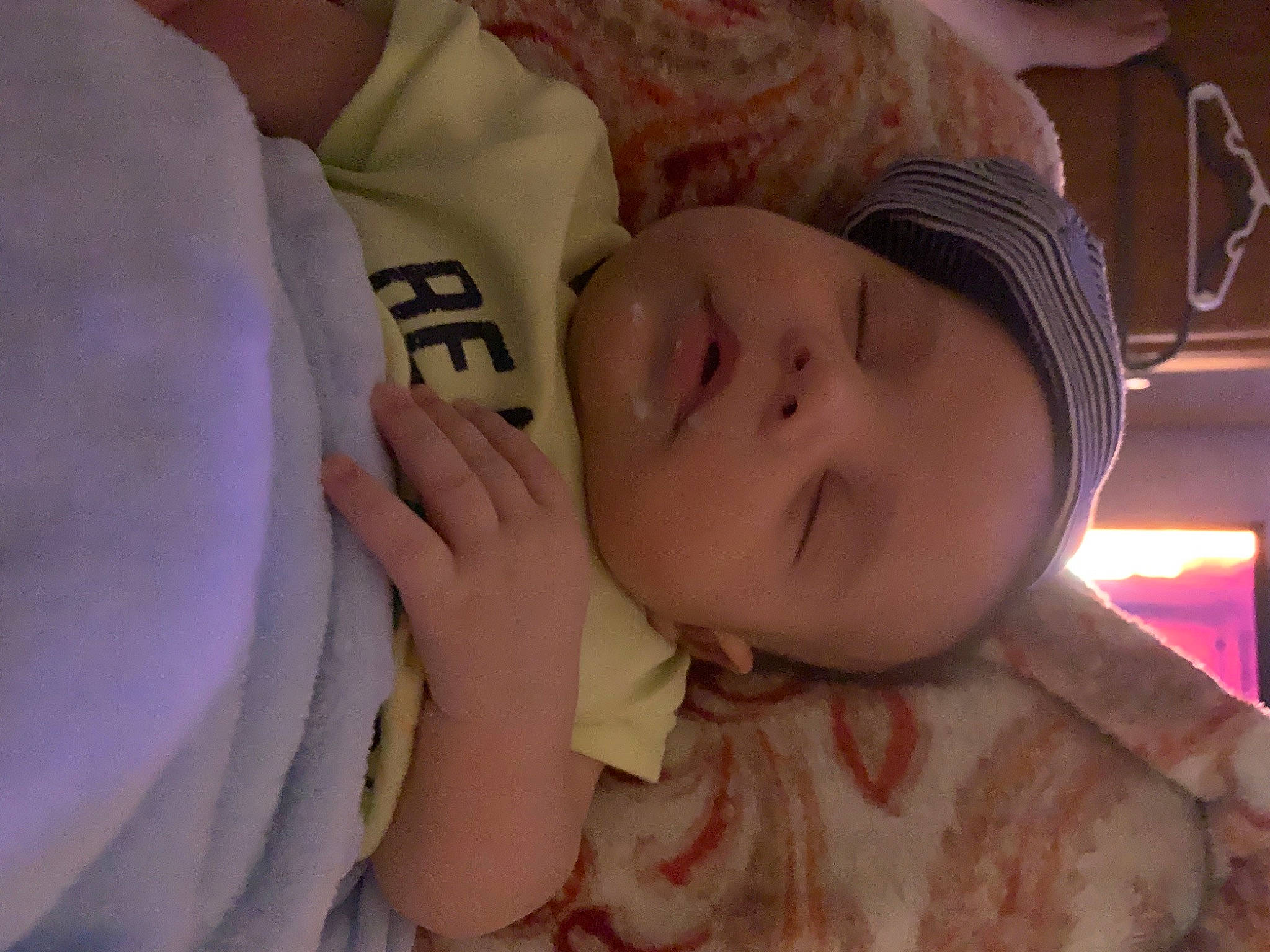 Orion is registered to the contest to win money with this photo: baby, baby_toddler_clothing, cheek, chin, comfort, eye, eyebrow, finger, gesture, head, human_body, iris, lip, mouth, nose, person, pink, skin, sleeve, textile