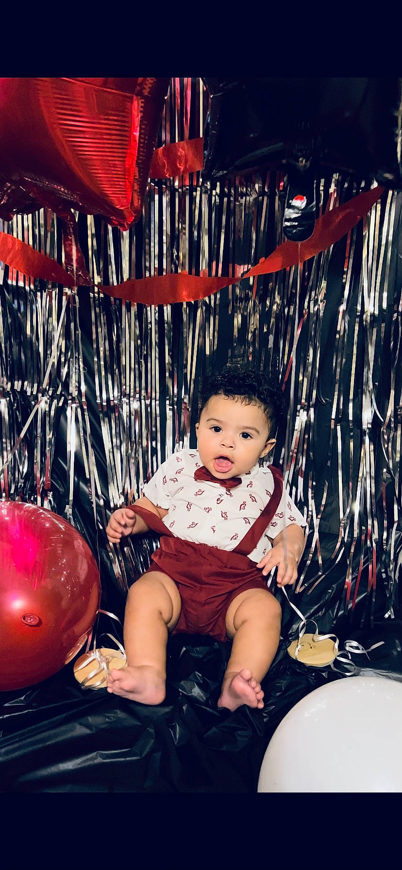 Raylan joined the competition — help win amazing prizes! baby_toddler_clothing, beauty, black, chair, child, flash_photography, fun, happy, human, leg, leisure, light, lighting, people, person, photograph, pink, red, snapshot, tints_and_shades