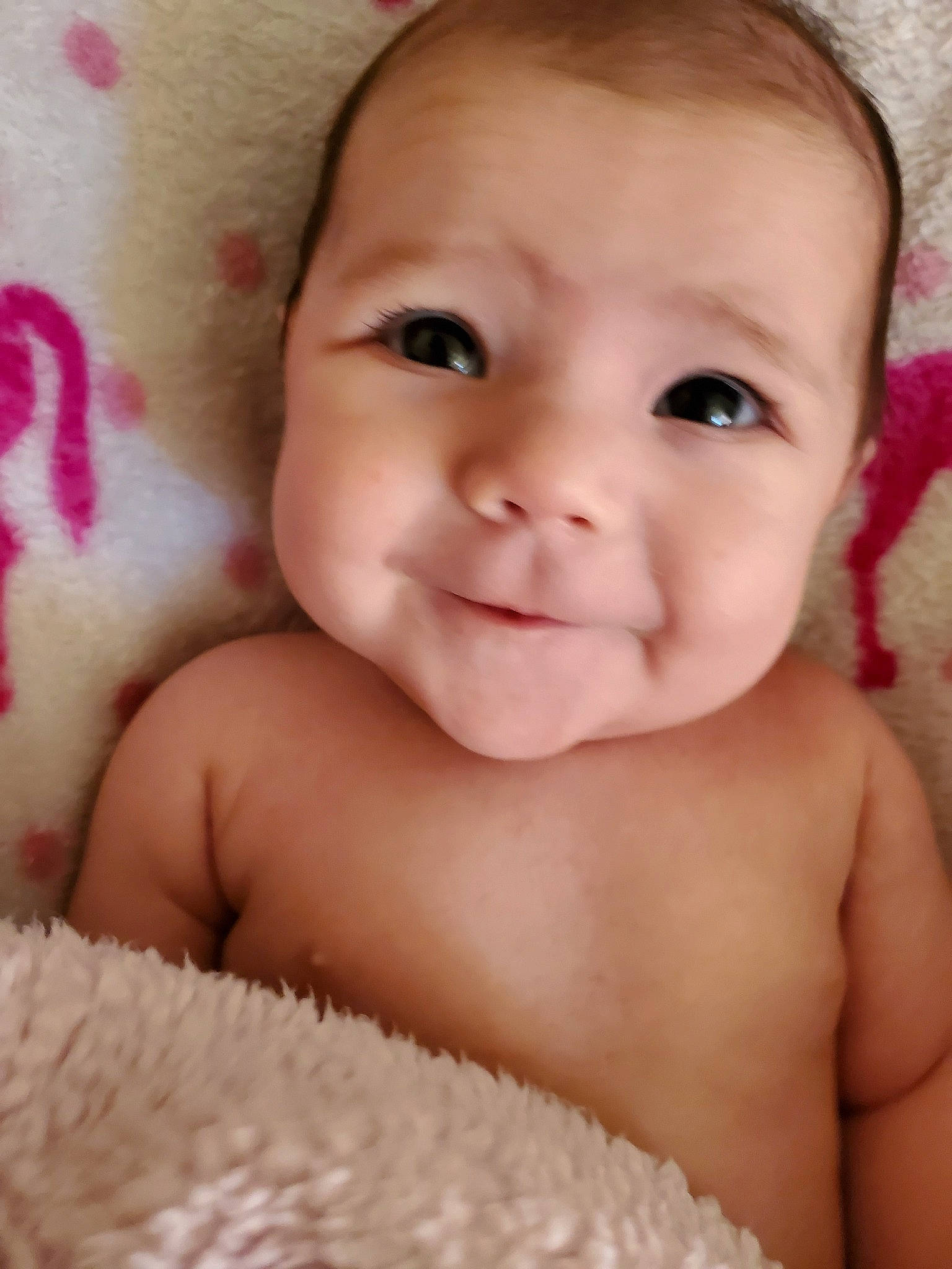 Azrael joined the competition — help win amazing prizes! baby, beauty, cheek, child, chin, close_up, eye, eyebrow, face, facial_expression, forehead, head, iris, joy, lip, mouth, nose, person, pink, skin