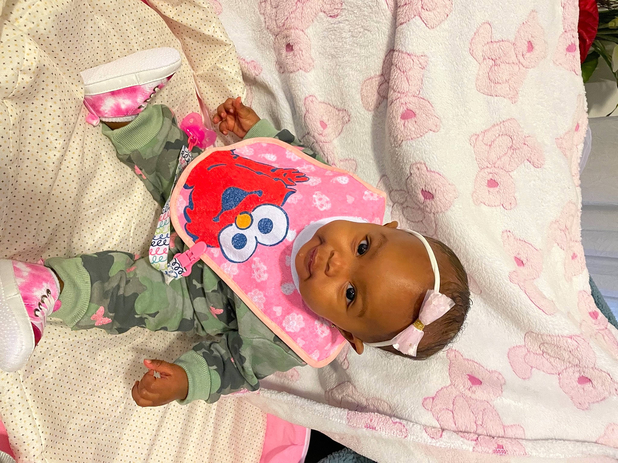 Aalaiyah joined the competition — help win amazing prizes! baby, baby_products, baby_sleeping, baby_toddler_clothing, bedding, bedtime, cheek, child, comfort, hat, linens, magenta, pattern, person, pink, room, skin, sleep, sleeve, toddler