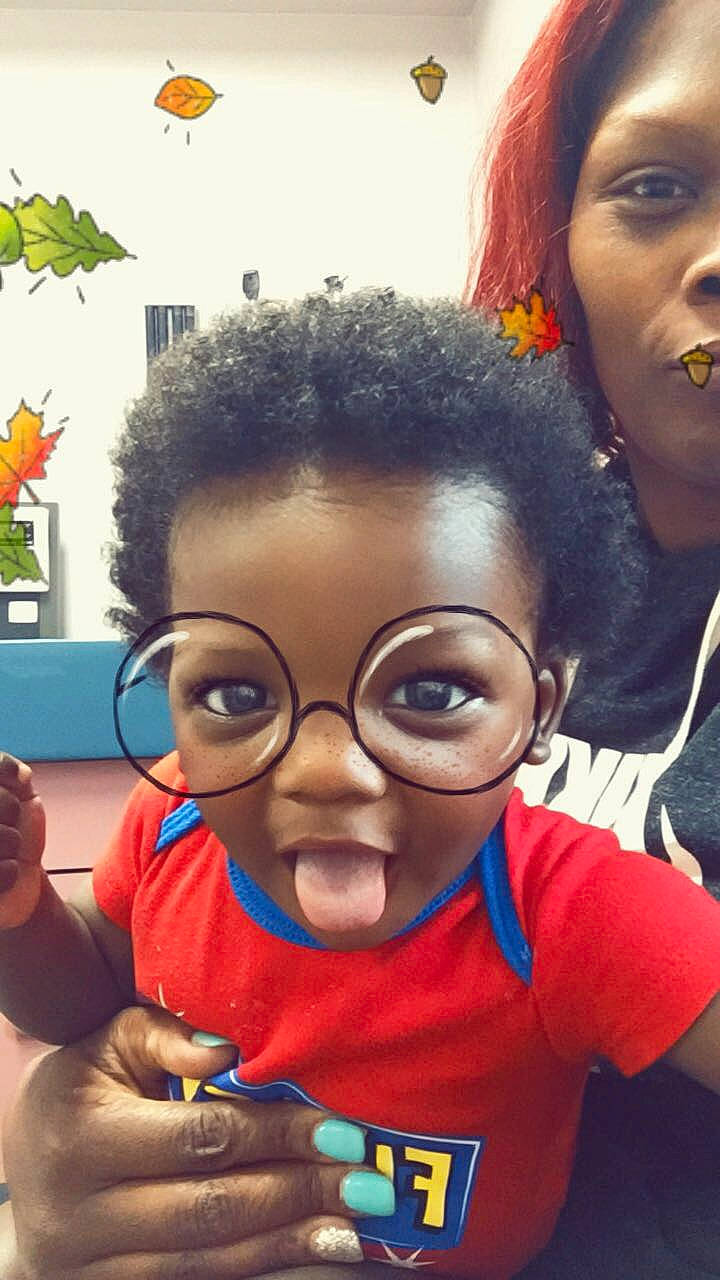 Brayden is registered to the contest to win money with this photo: child, forehead, fun, glasses, happy, nose, person, photography, selfie, smile