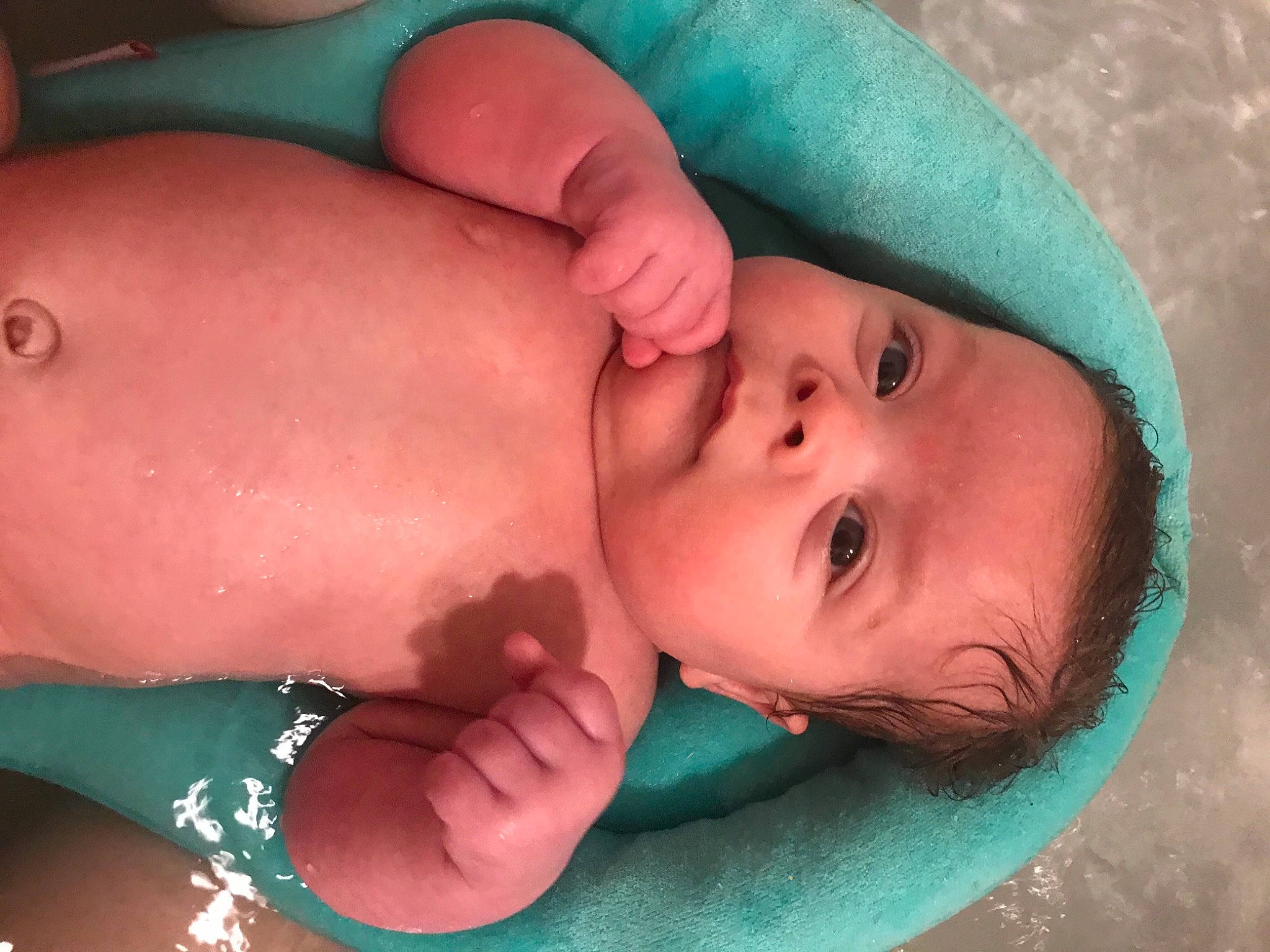 Leighton joined the competition — help win amazing prizes! azure, baby, blue, cheek, chin, eye, eyebrow, face, head, human_body, leg, lip, mouth, muscle, neck, nose, organ, person, skin, stomach