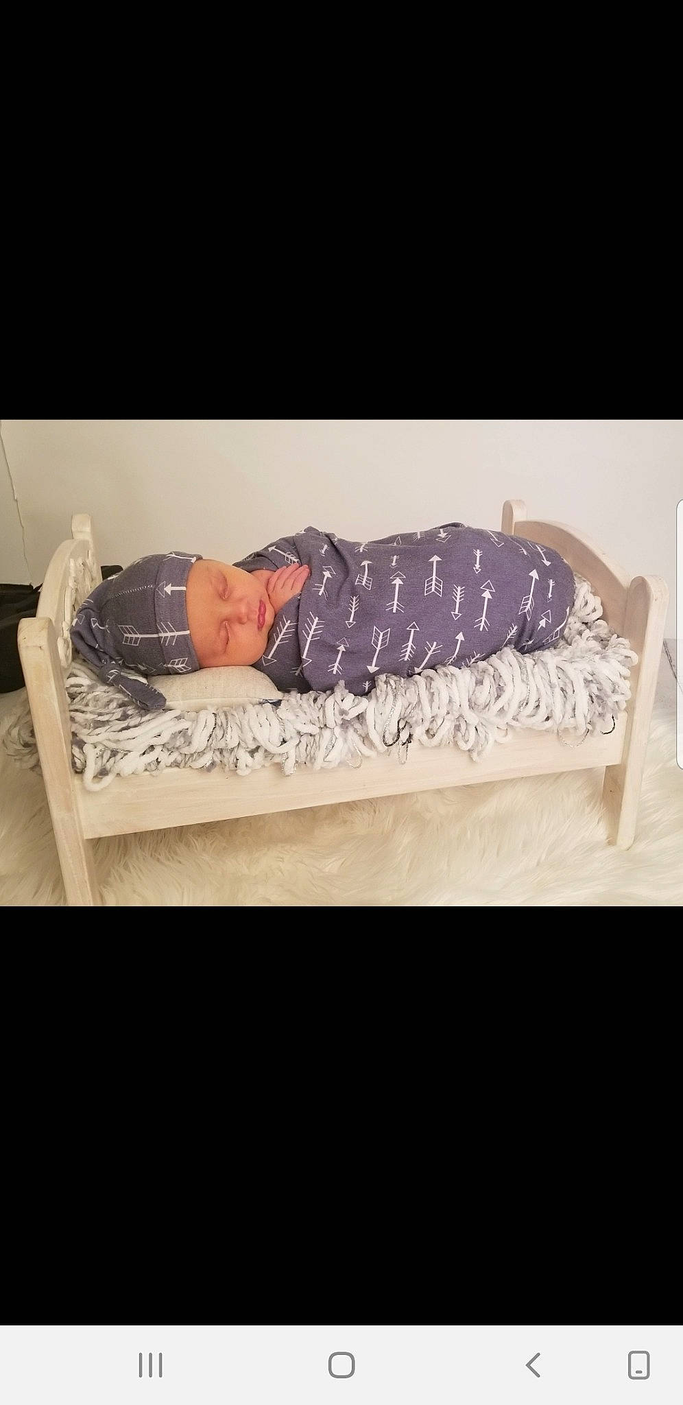 Evalynn is registered to the contest to win money with this photo: baby, baby_products, bed, birth, child, couch, furniture, headwear, infant_bed, person, product, sleep