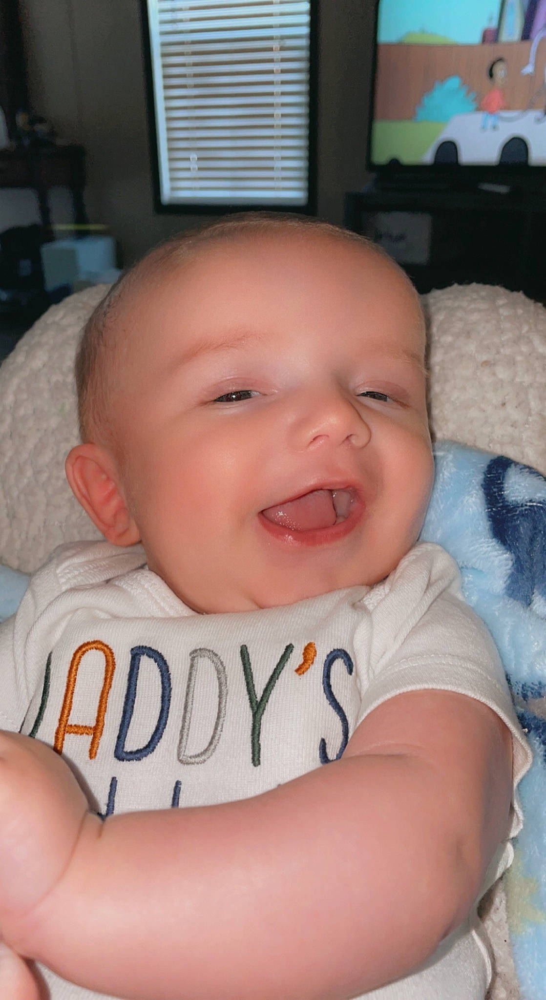 Braxtyn joined the competition — help win amazing prizes! baby, baby_toddler_clothing, cheek, chin, ear, eye, eyebrow, face, facial_expression, forehead, hair, head, iris, lip, mouth, nose, person, product, skin, sleeve