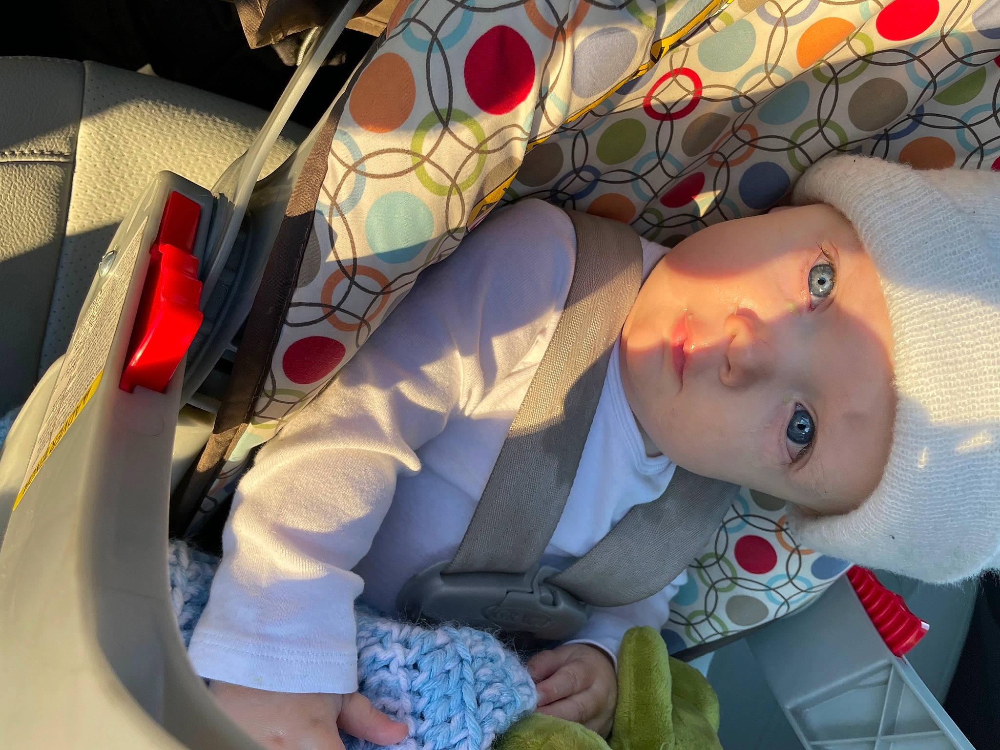 Levi joined the competition — help win amazing prizes! auto_part, baby, baby_carriage, baby_products, car_seat, child, comfort, eyewear, fun, headwear, leisure, mouth, pattern, person, plaid, recreation, sitting, toddler, vacation, vehicle_door